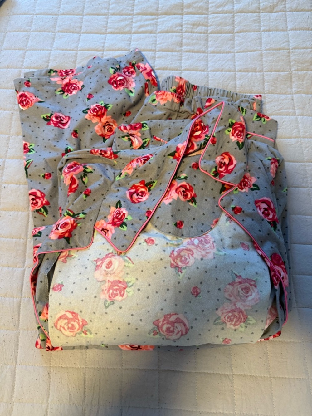 Floral Rose Print PJs